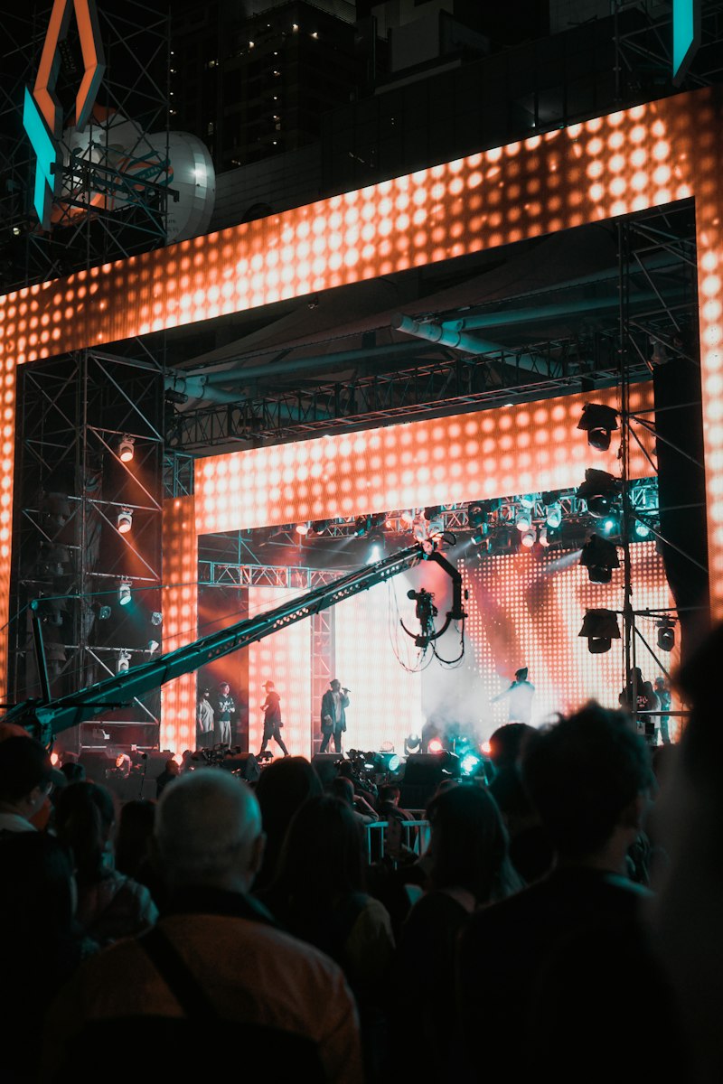Detail from a venue build